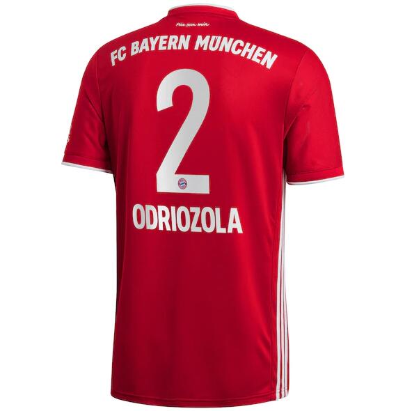 Bayern Munich Home Kit Soccer Jersey Odriozola 2 2020/21